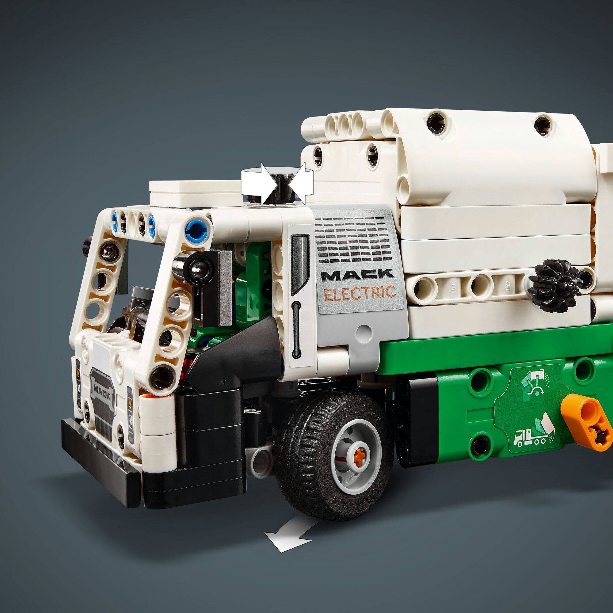 LEGO® Technic™ Mack® LR Electric Garbage Truck 42167